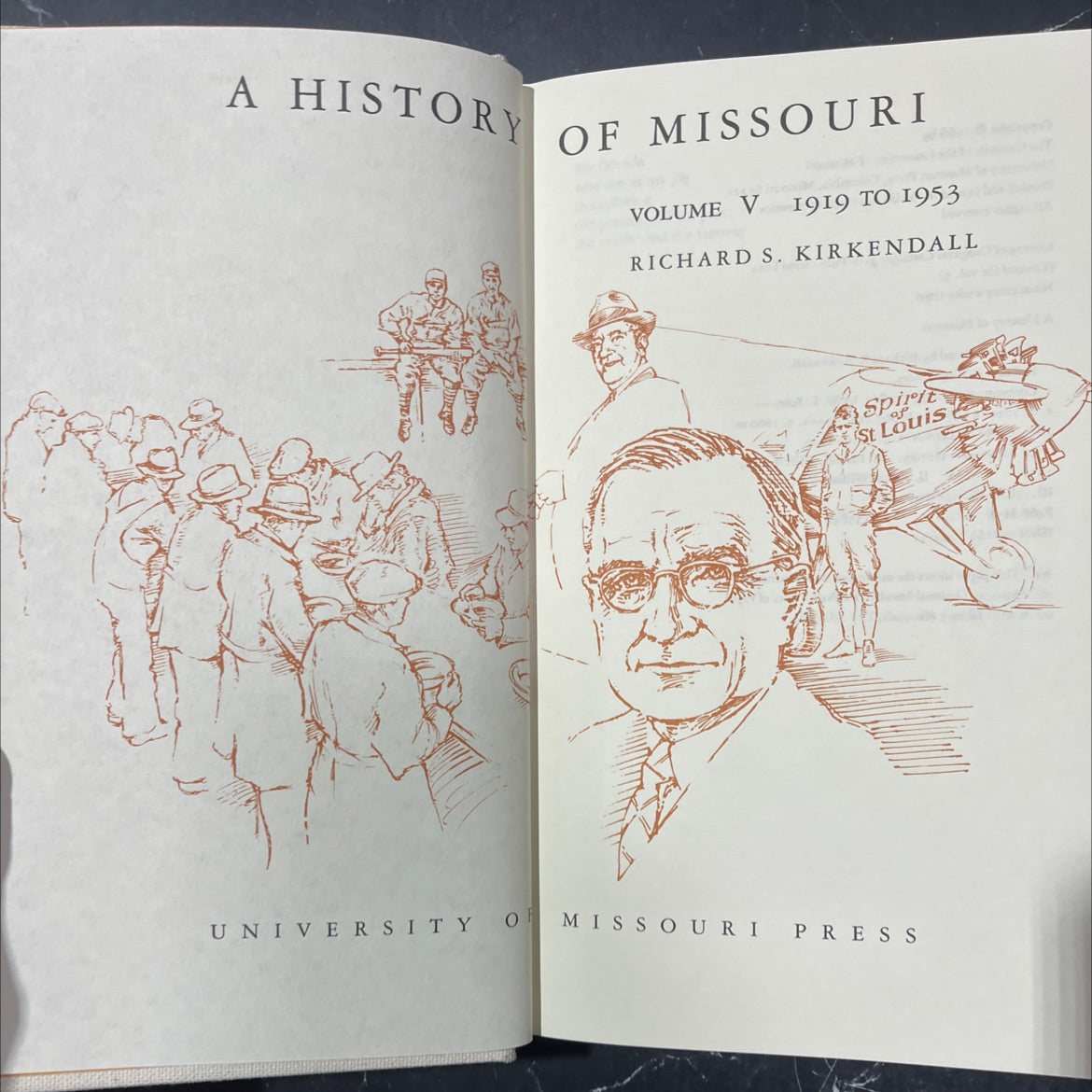 a history of missouri volume v 1919 to 1953 book, by richard s. kirkendall, 1986 Hardcover image 2