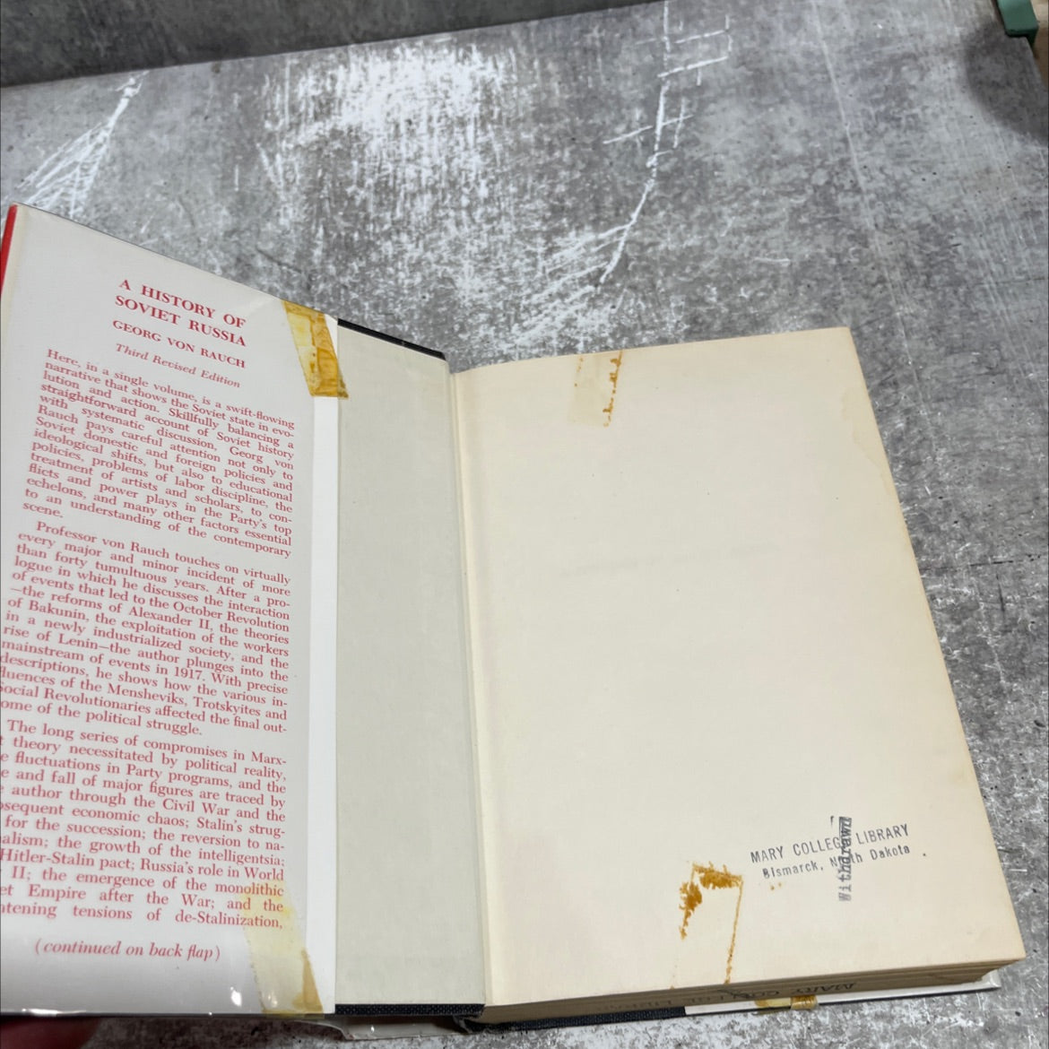 a history of soviet russia book, by georg von rauch, 1962 Hardcover image 4