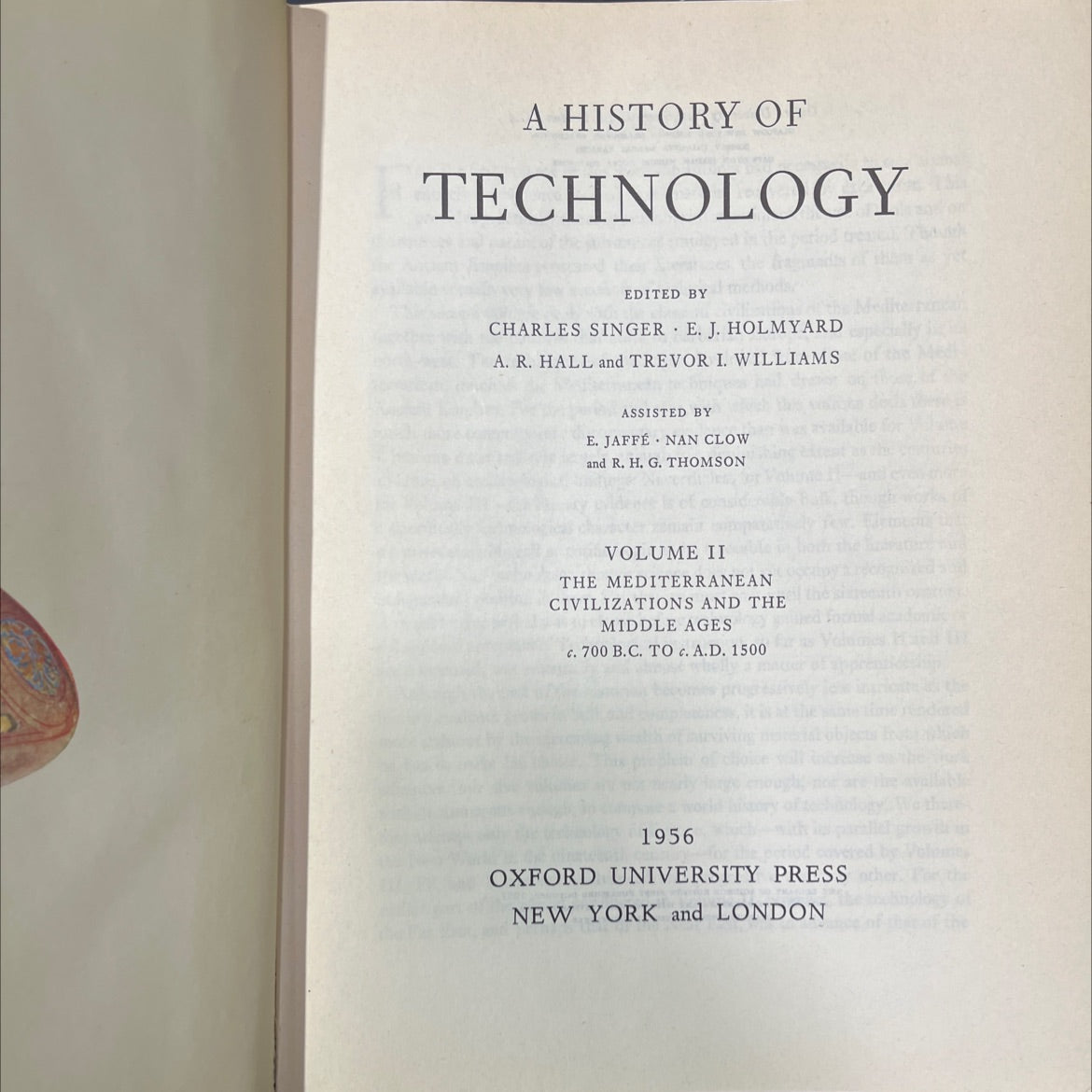 a history of technology volume ii the mediterranean civilizations and the middle ages c. 700 b.c. to c. a.d. 1500 book, image 2