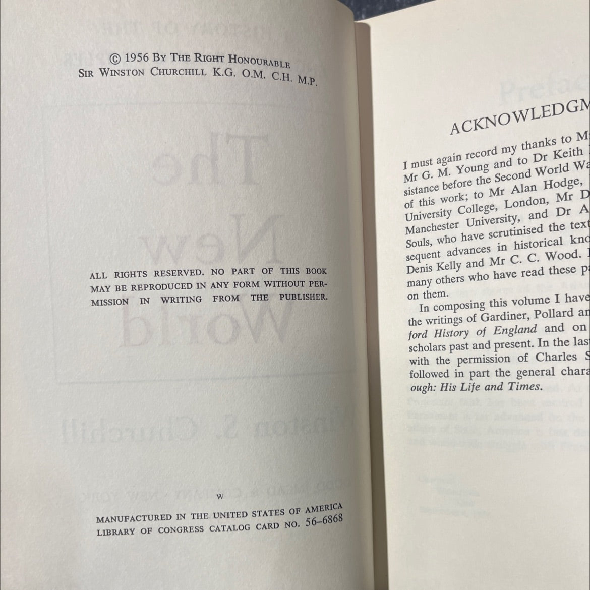 a history of the english-speaking peoples the new world book, by winston s. churchill, 1959 Hardcover image 3