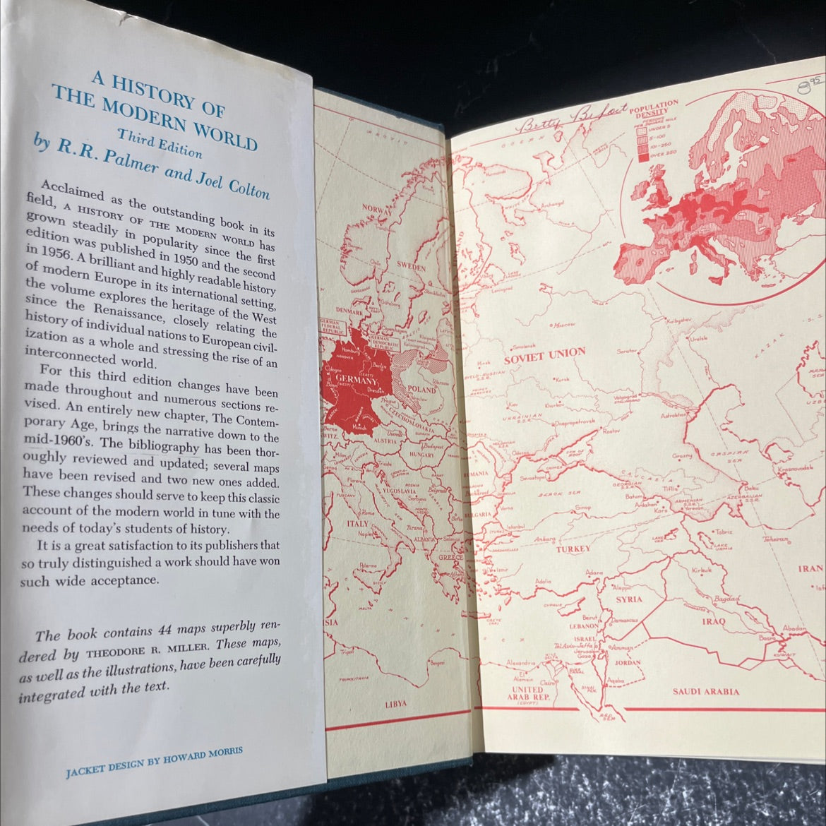 a history of the modern world book, by r. r. palmer and joel colton, 1965 Hardcover image 4