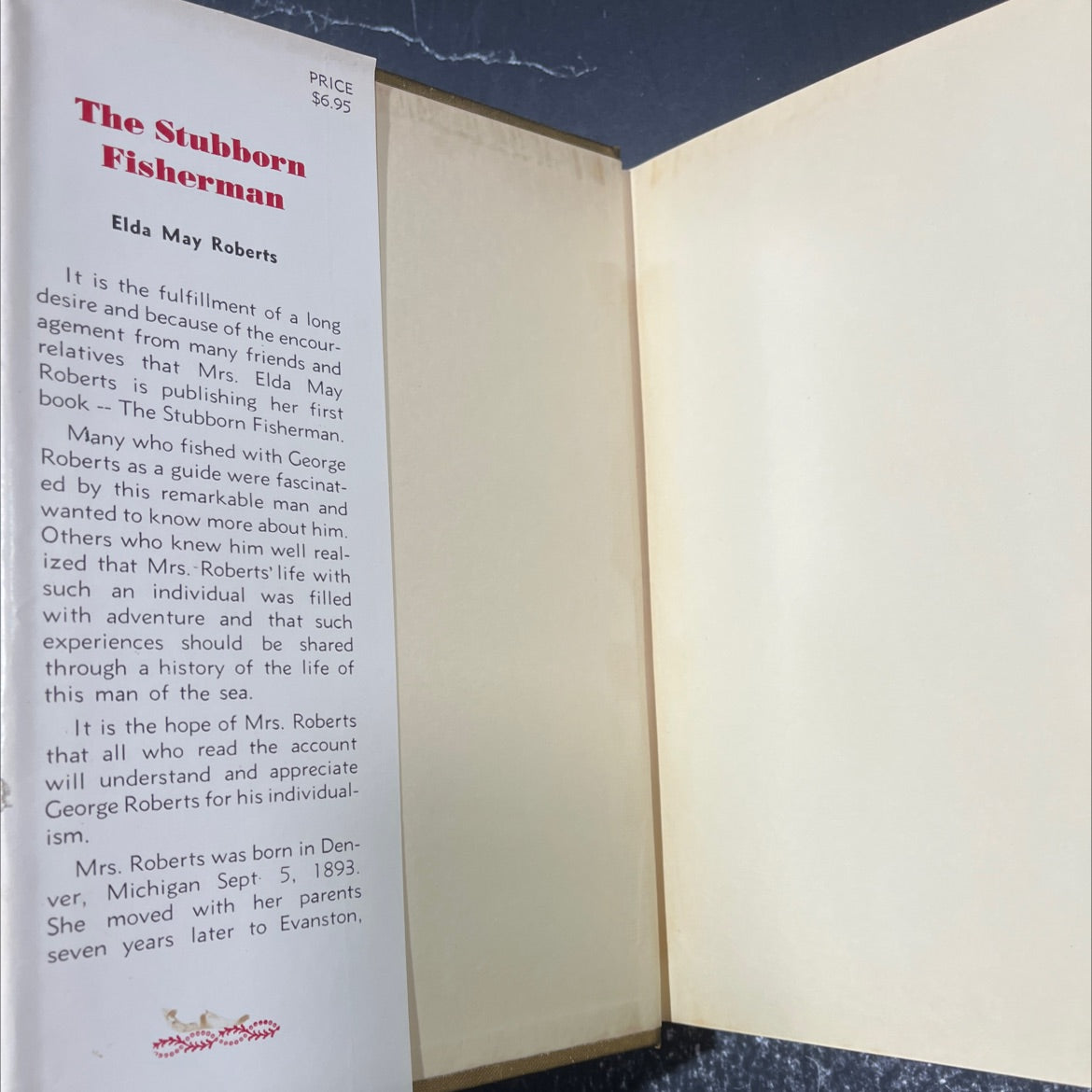 a history of the roberts family book, by elda may roberts, 1970 Hardcover image 4