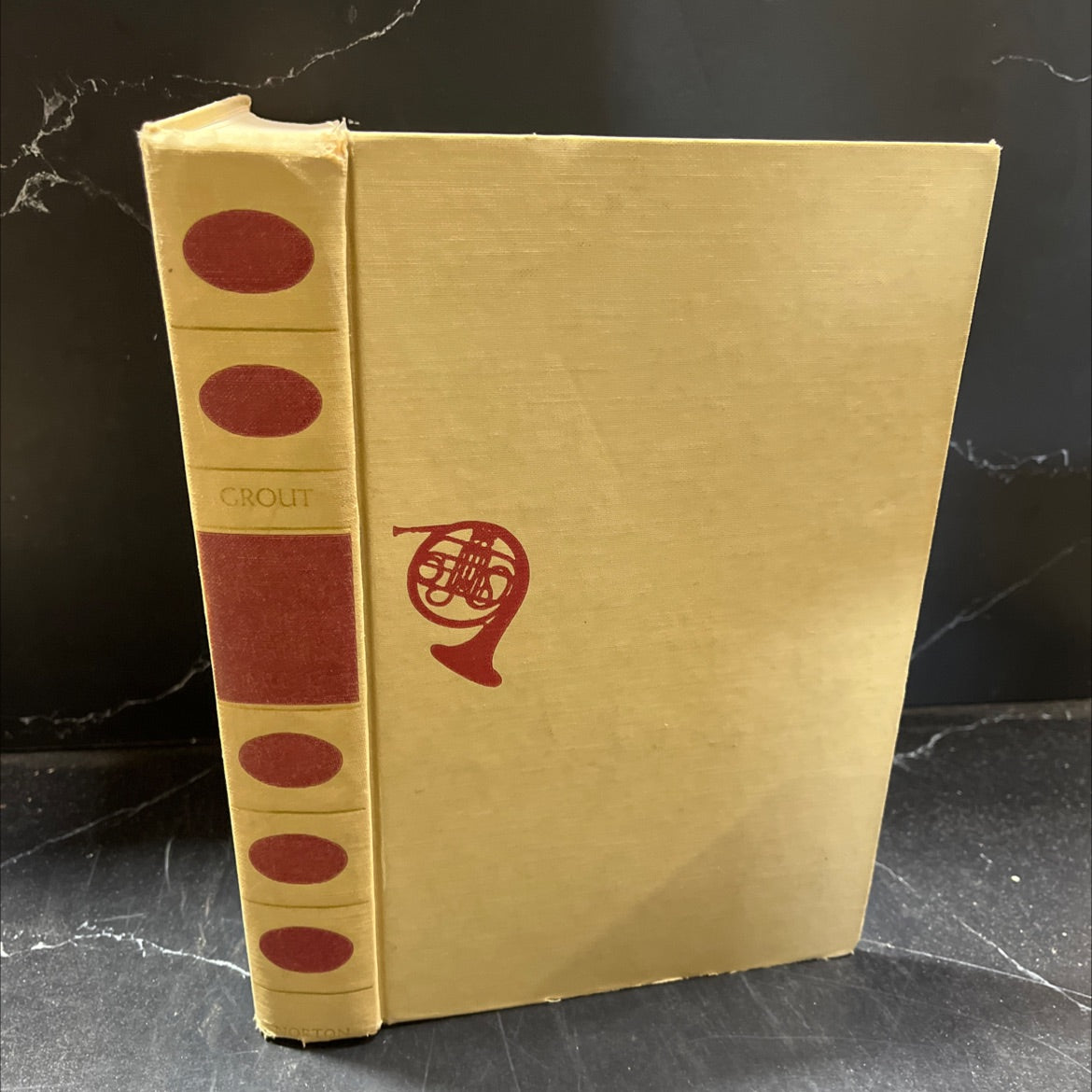 a history of western music book, by donald jay grout, 1960 Hardcover image 1