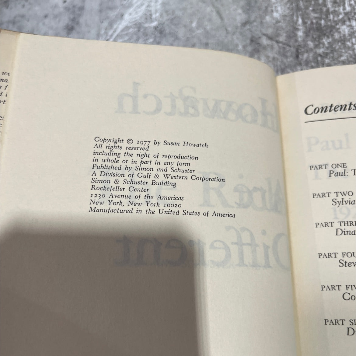 a hot aramishzad book, by Susan Howatch, 1977 Hardcover image 3