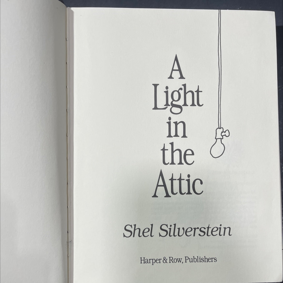 a light in the attic book, by shel silverstein, 1974 Hardcover image 2