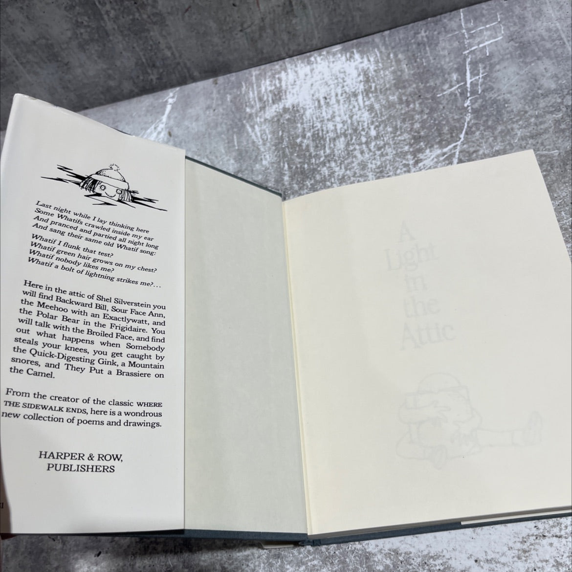 a light in the attic book, by shel silverstein, 1981 Hardcover image 4