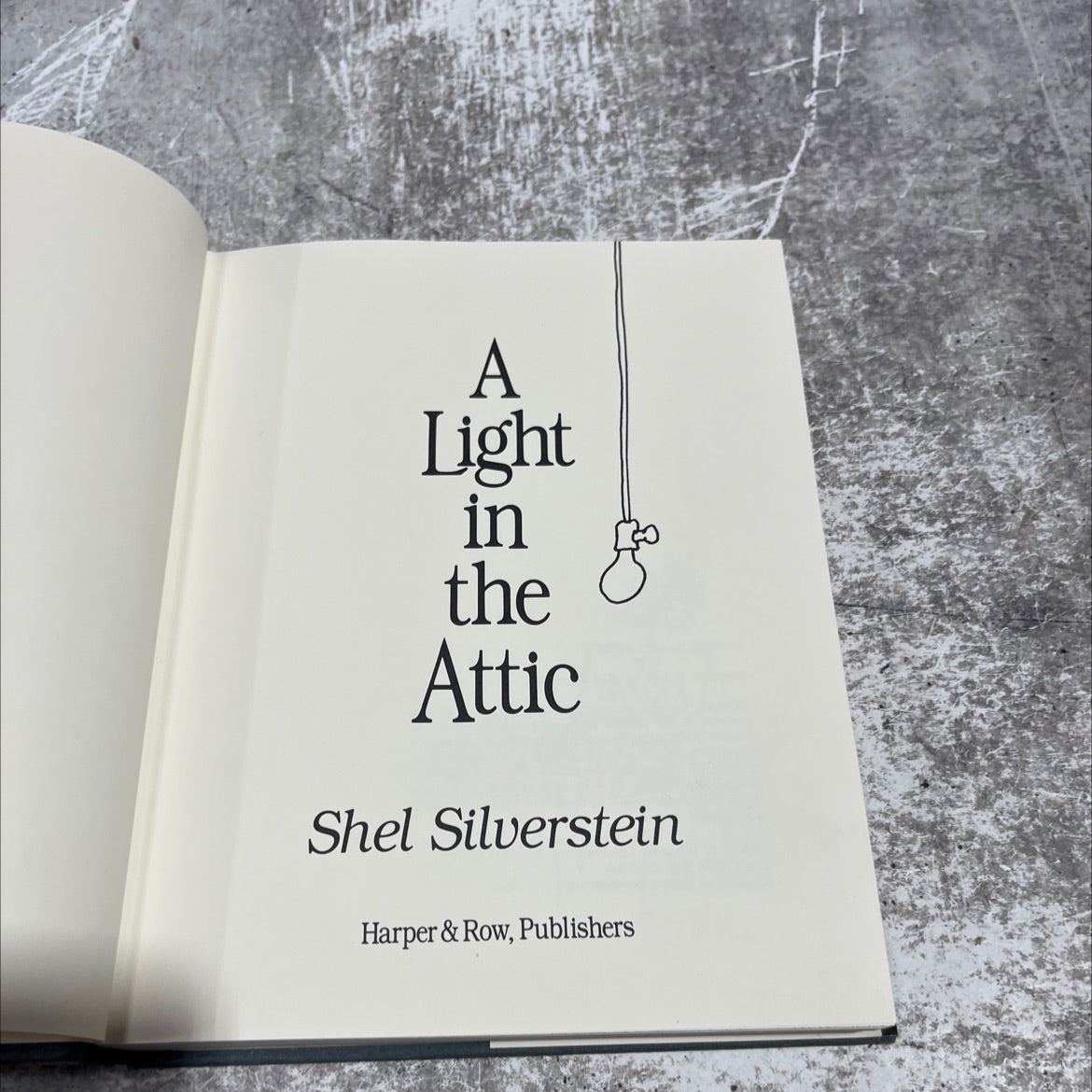 a light in the attic book, by shel silverstein, 1981 Hardcover image 2