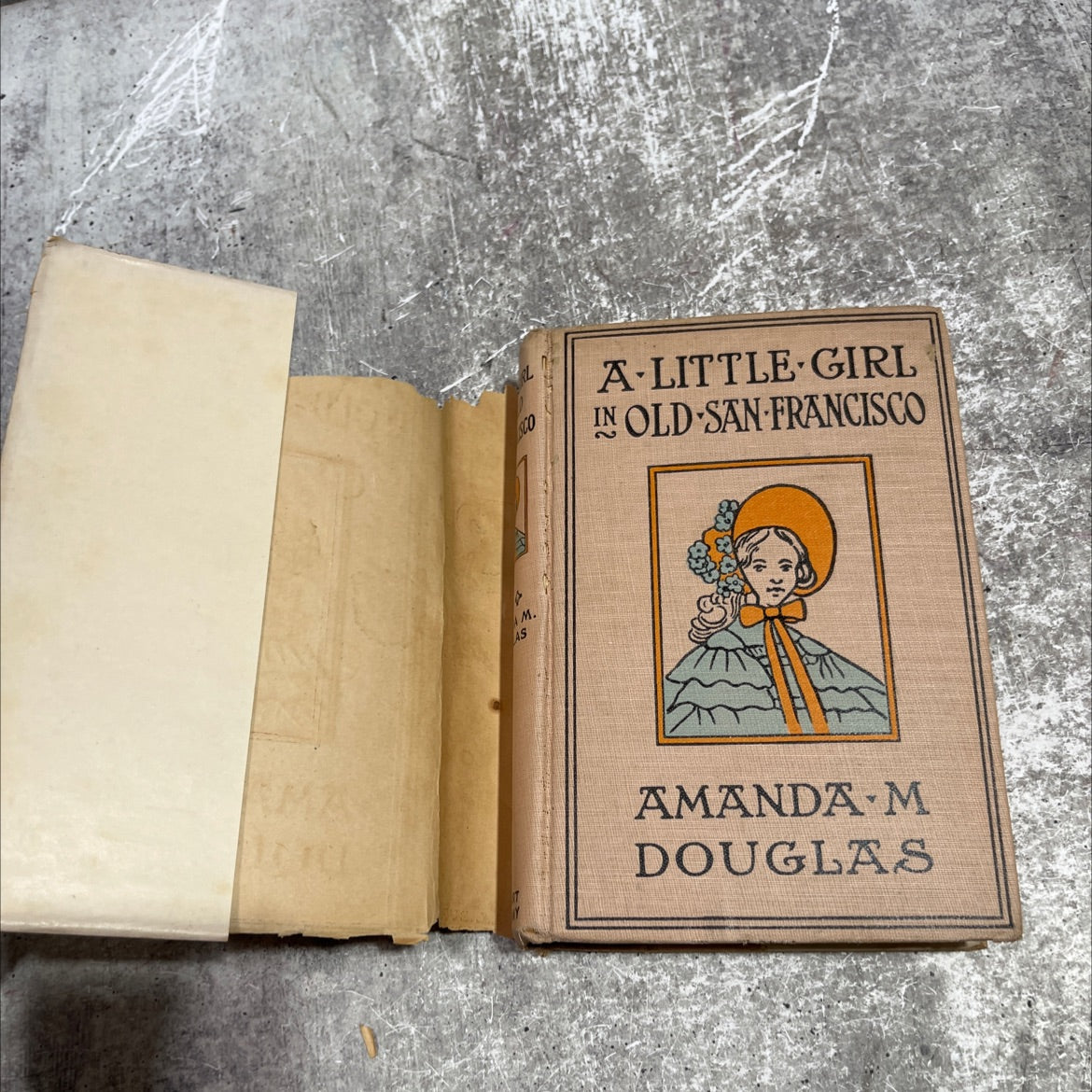 a little girl in old san francisco book, by amanda m. douglas, 1905 Hardcover image 4