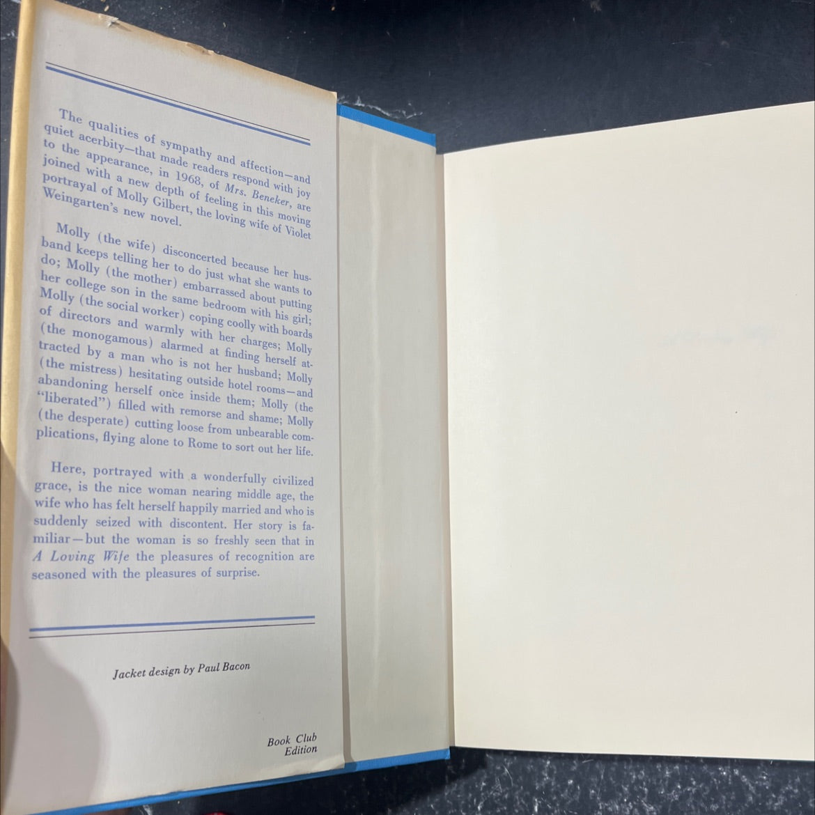 a loving wife book, by violet weingarten, 1969 Hardcover image 4
