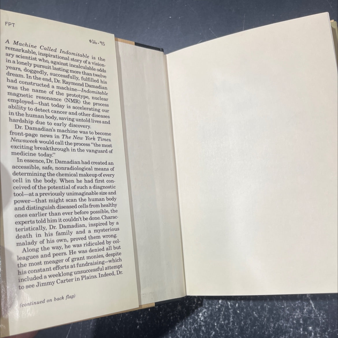 a machine called indomitable book, by sonny kleinfield, 1985 Hardcover image 4