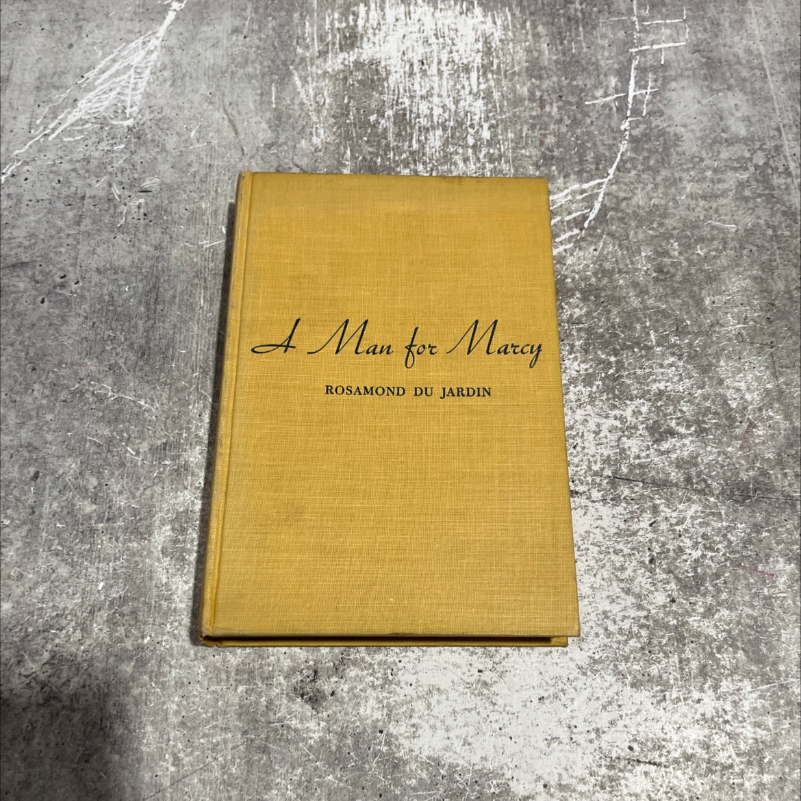 a man for marcy book, by rosamond du jardin, 1954 Hardcover image 1