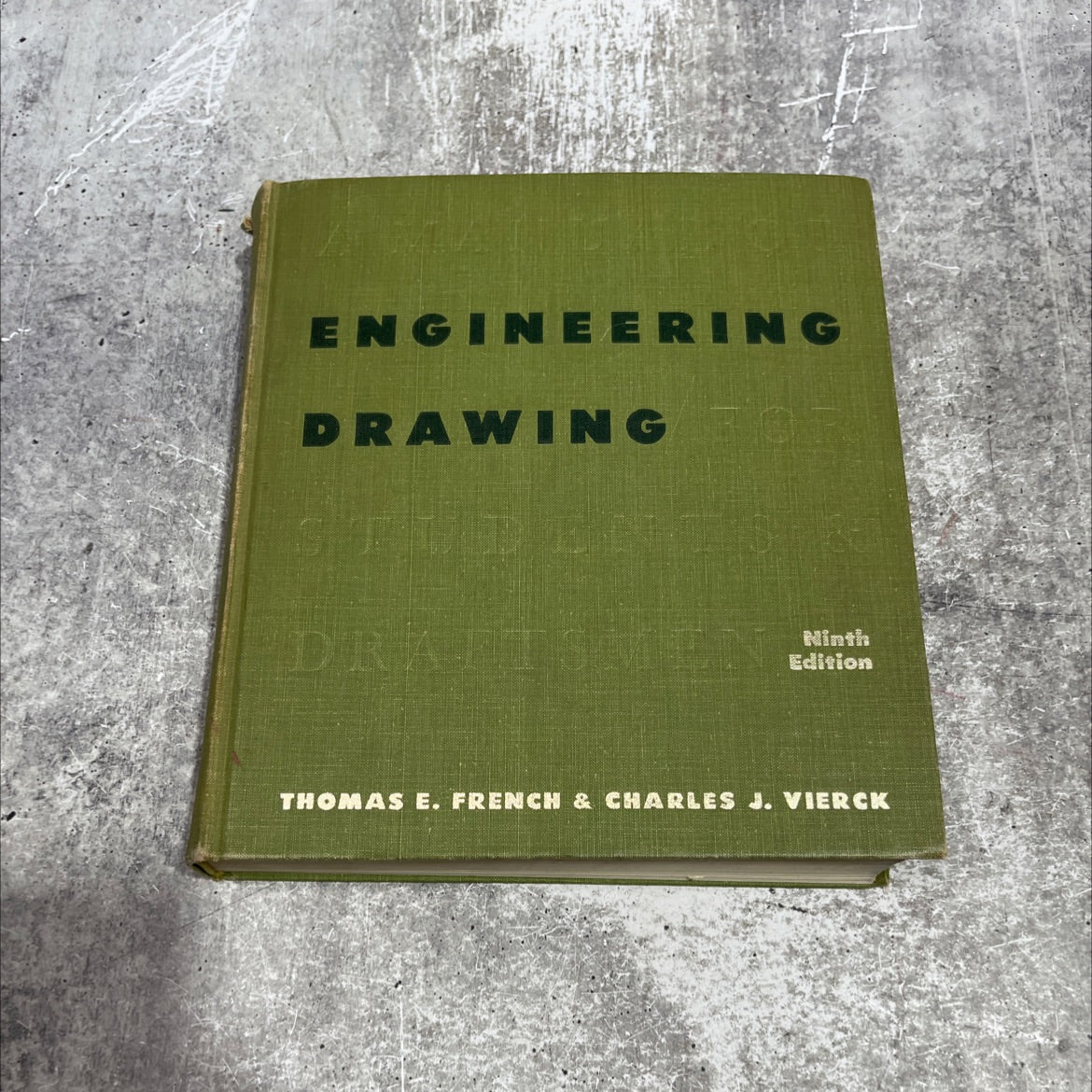 a manual of engineering drawing for students and draftsmen book, by charles j. vierck, 1960 Hardcover image 1