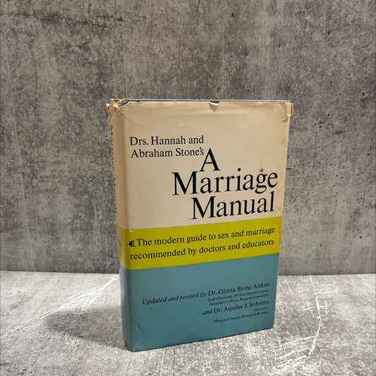 a marriage manual book, by drs. hannah and abraham stone, 1968 Hardcover image 1