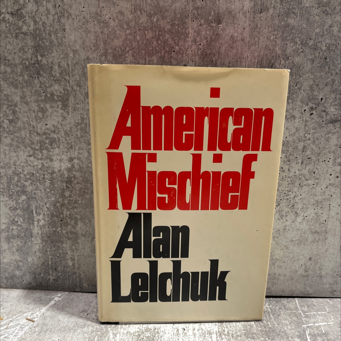 a mischief book, by alan lelchuk, 1973 Hardcover image 1