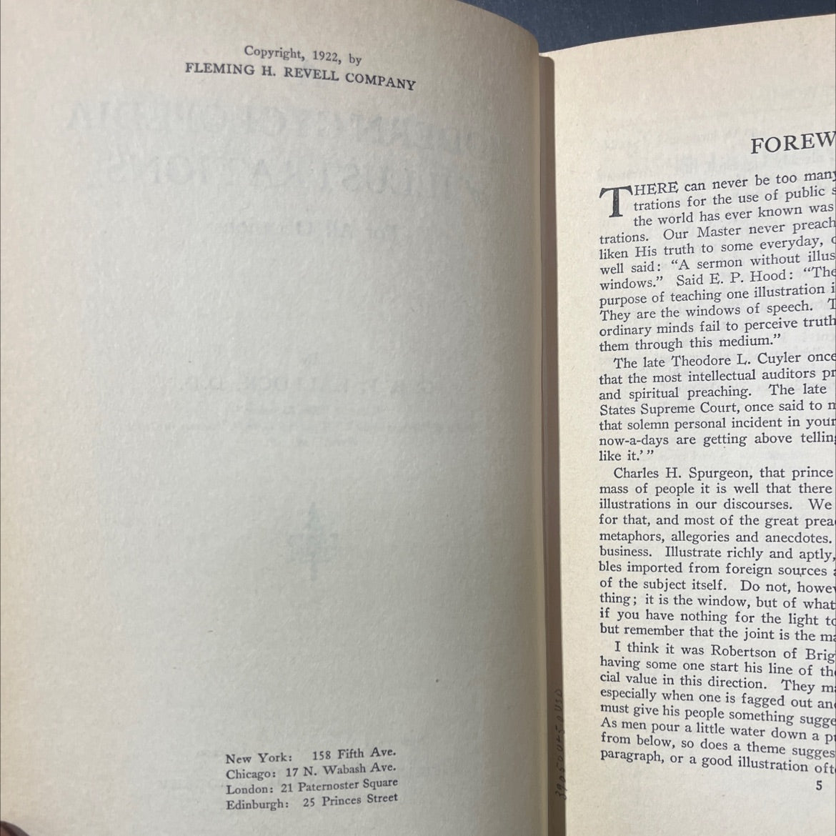 a modern cyclopedia of illustrations for all occasions book, by g. b. f. hallock, 1922 Hardcover image 3