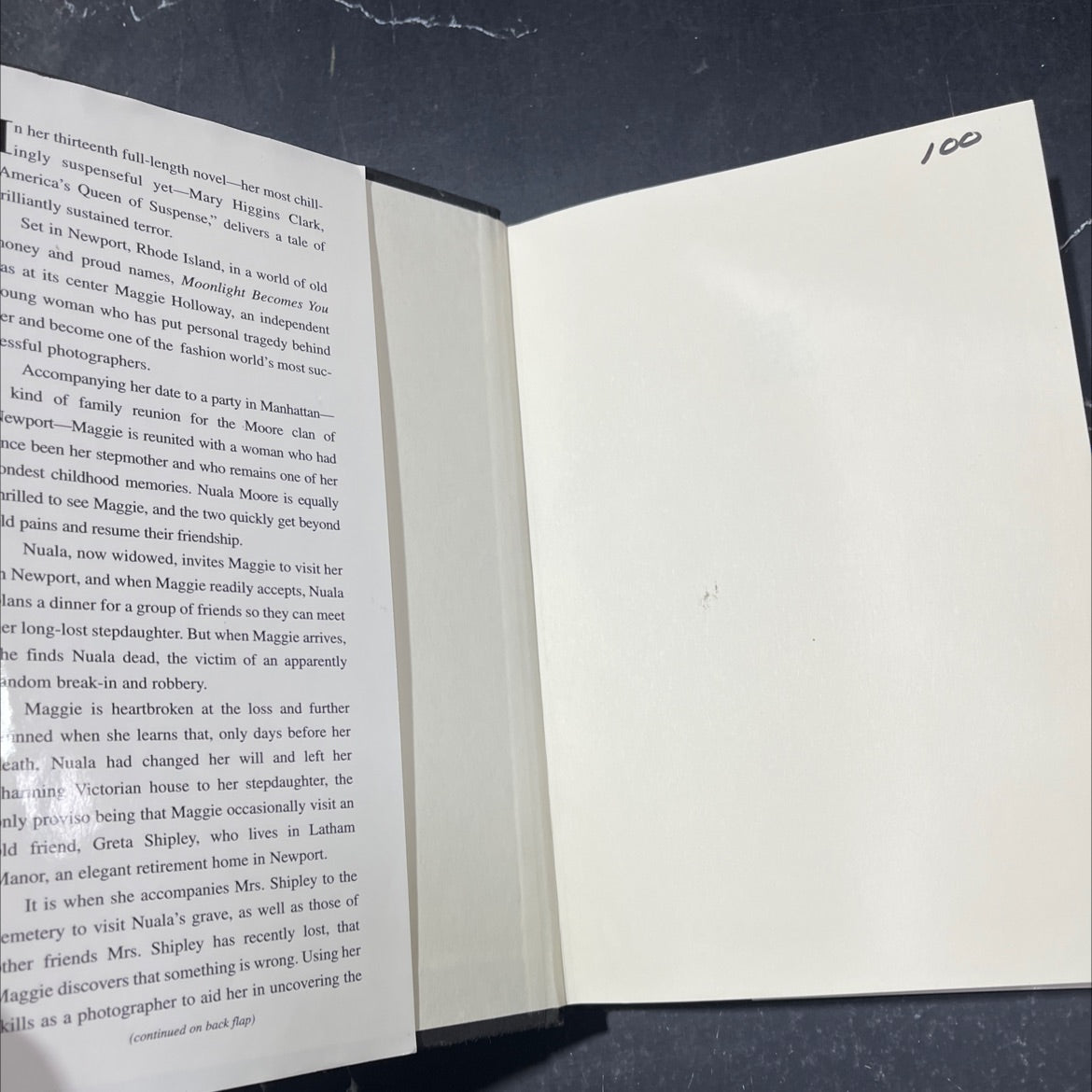 a moonlight becomes you book, by Mary Higgins Clark, 1996 Hardcover image 4