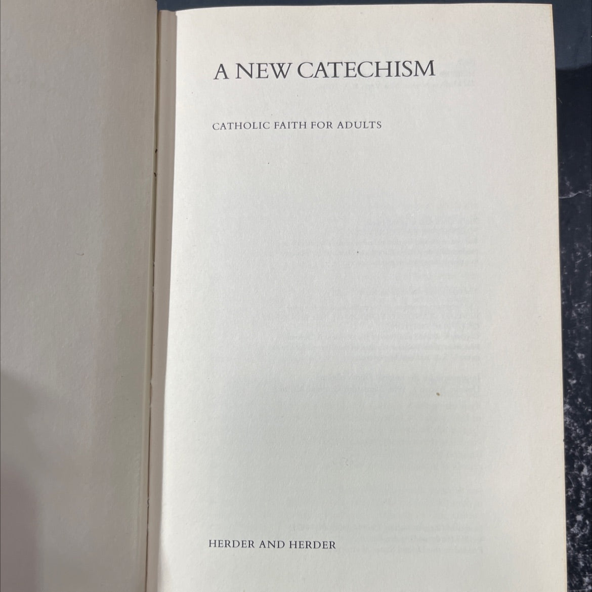 a new catechism catholic faith for adults book, by unknown, 1967 Hardcover image 2