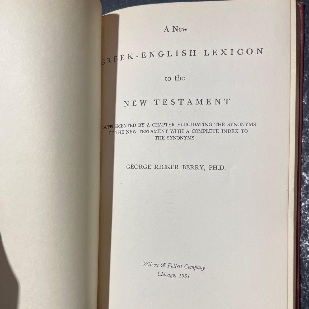 a new greek-english lexicon to the new testament supplemented by a chapter elucidating the synonyms of the new image 2