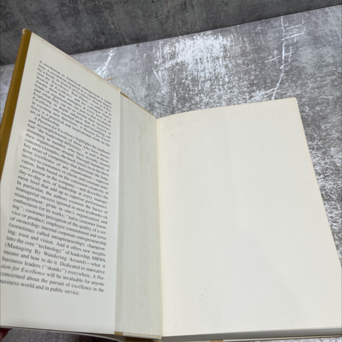 a passion for excellence the leadership difference book, by tom peters, nancy austin, 1985 Hardcover image 4