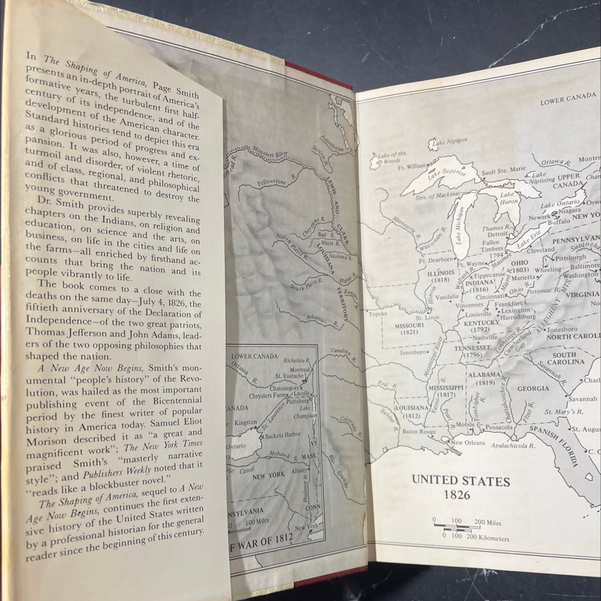 a people's history of the young republic the shaping of america book, by Page Smith, 1980 Hardcover image 4