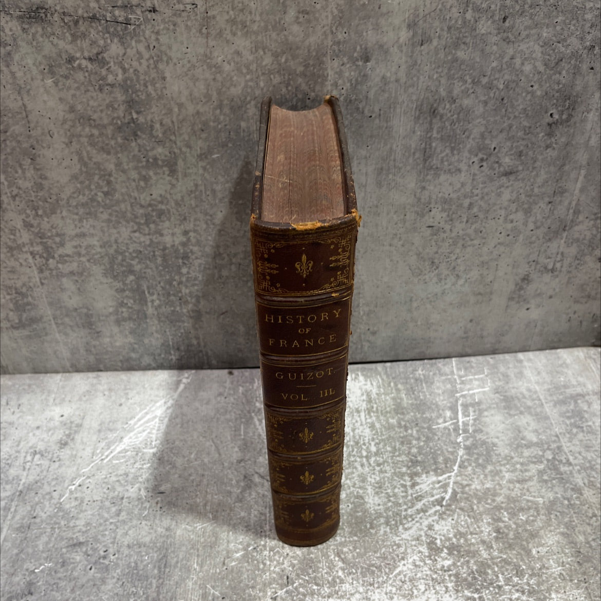 a popular history of france, from the earliest times book, by m. guizot, 1970 Leather image 4