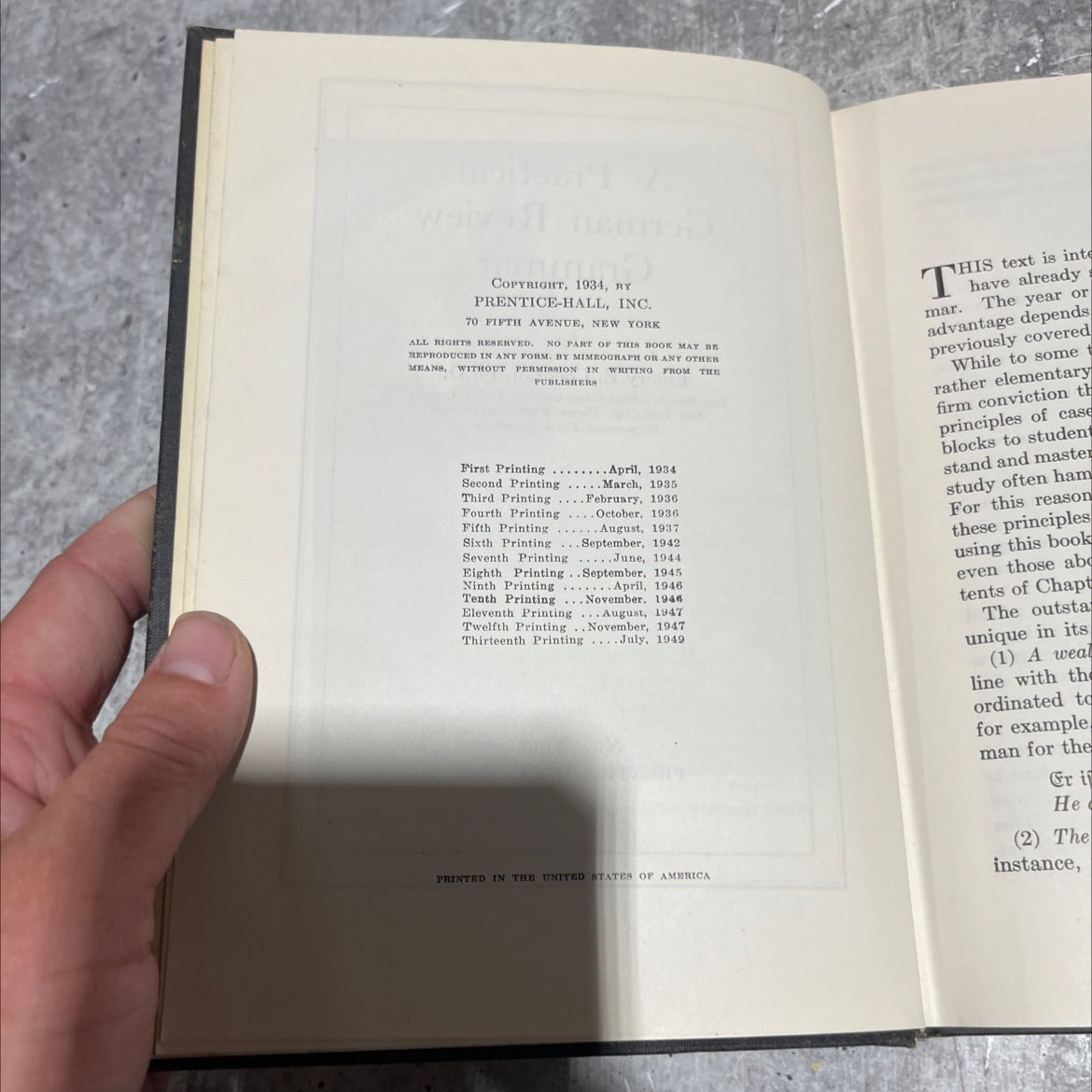a practical german review grammar book, by emory e. cochran, 1949 Hardcover image 3