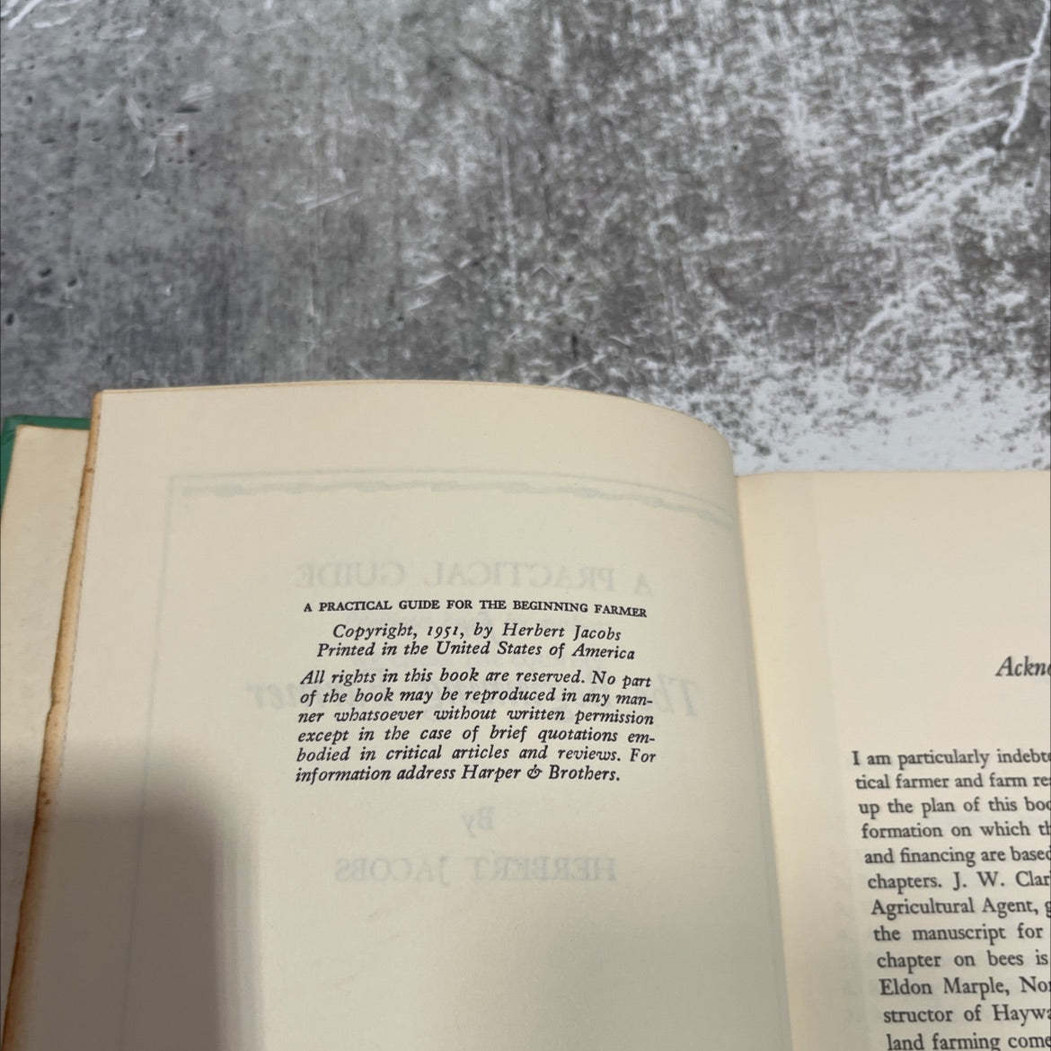 a practical guide for the beginning farmer book, by herbert jacobs, 1951 Hardcover image 3