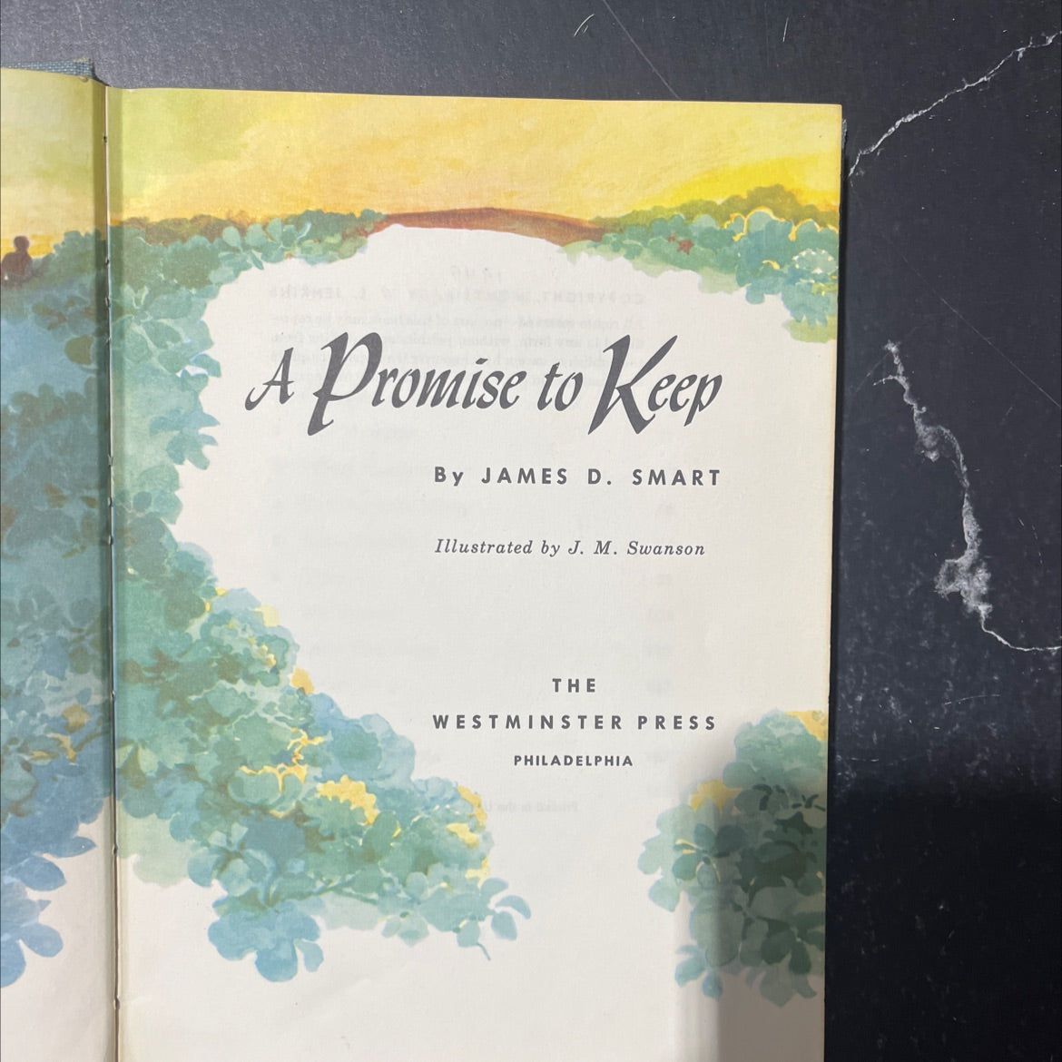 a promise to keep book, by james d. smart, 1949 Hardcover image 2