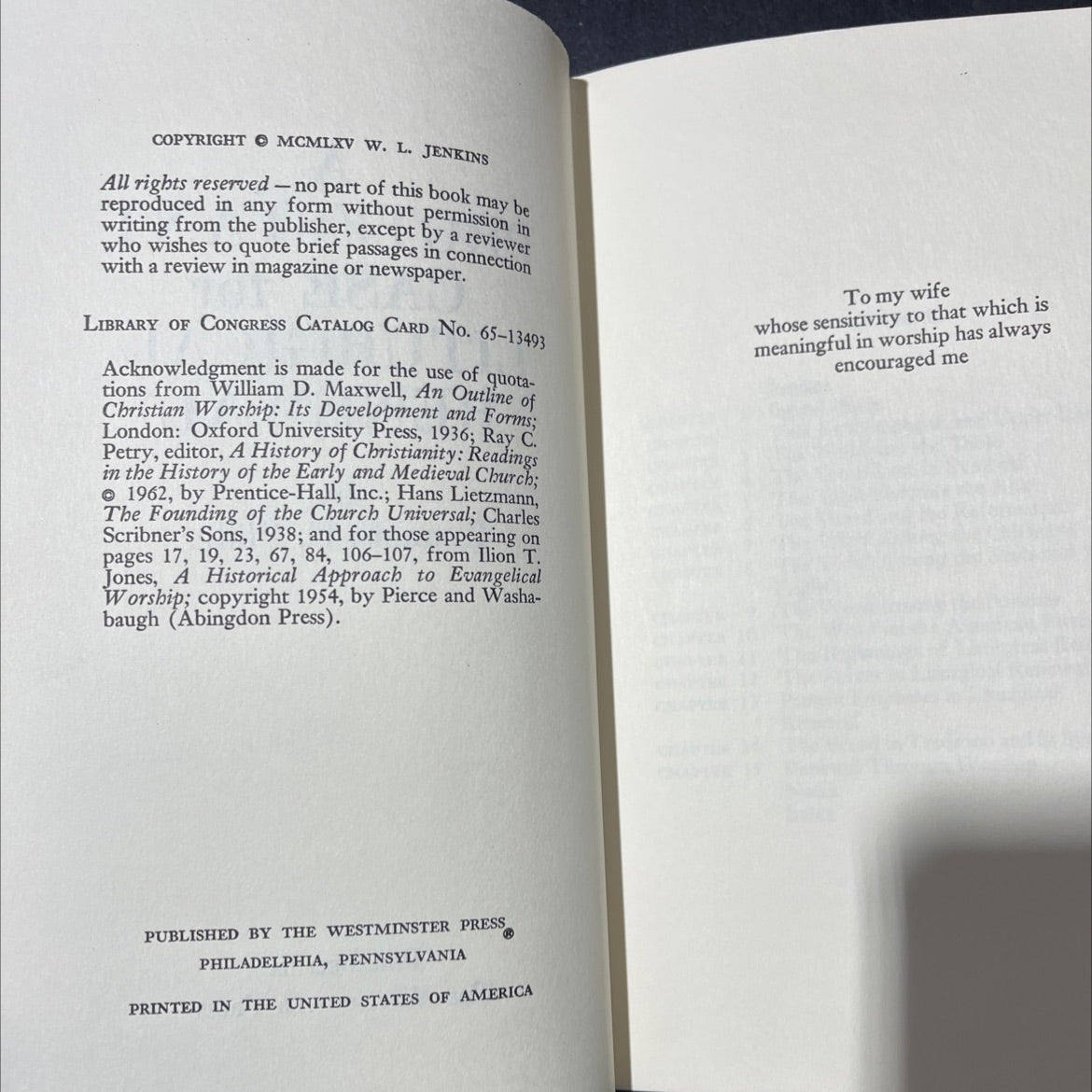 a protestant case for liturgical renewal book, by kenneth g. phifer, james a. hedstrom, 1965 Hardcover image 3
