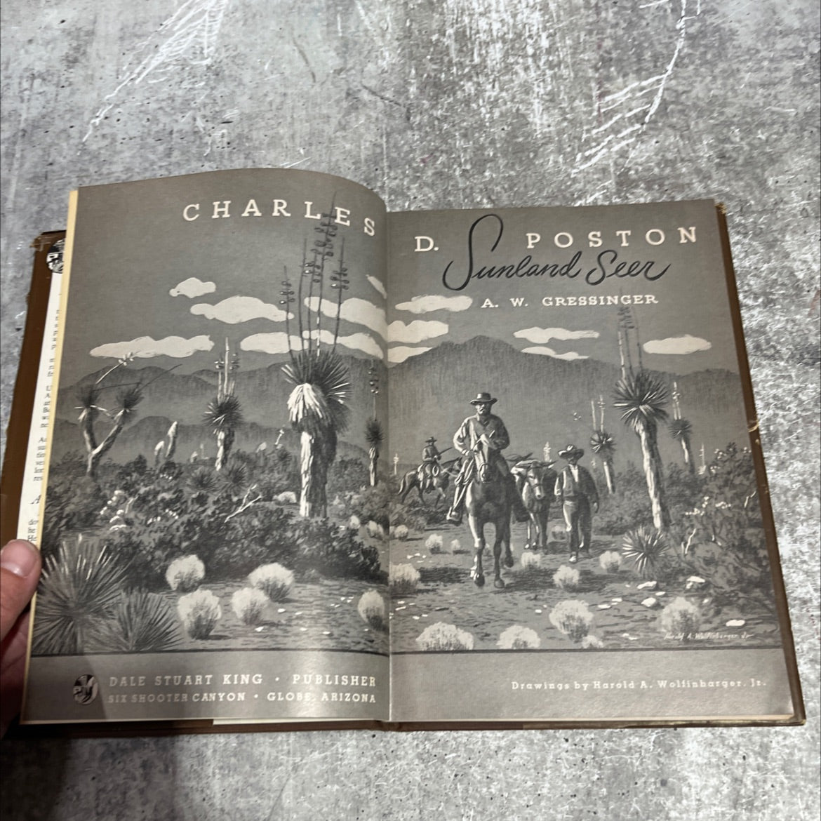 a rappr charles d. poston sunland seer book, by a. w. gressinger, 1961 Hardcover image 2