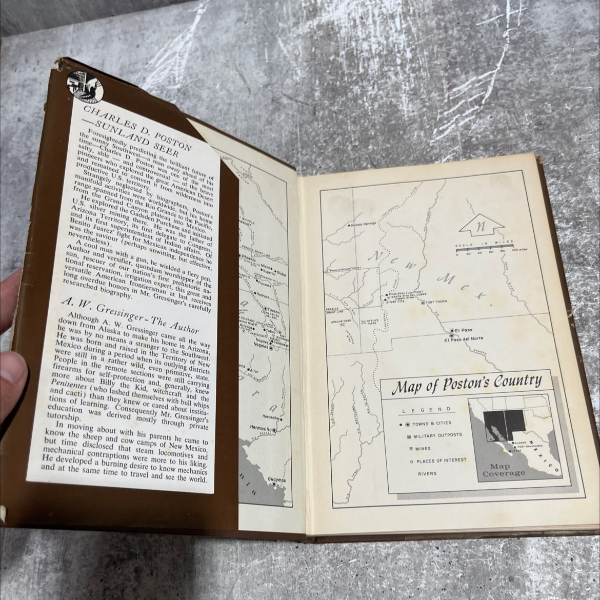 a rappr charles d. poston sunland seer book, by a. w. gressinger, 1961 Hardcover image 4