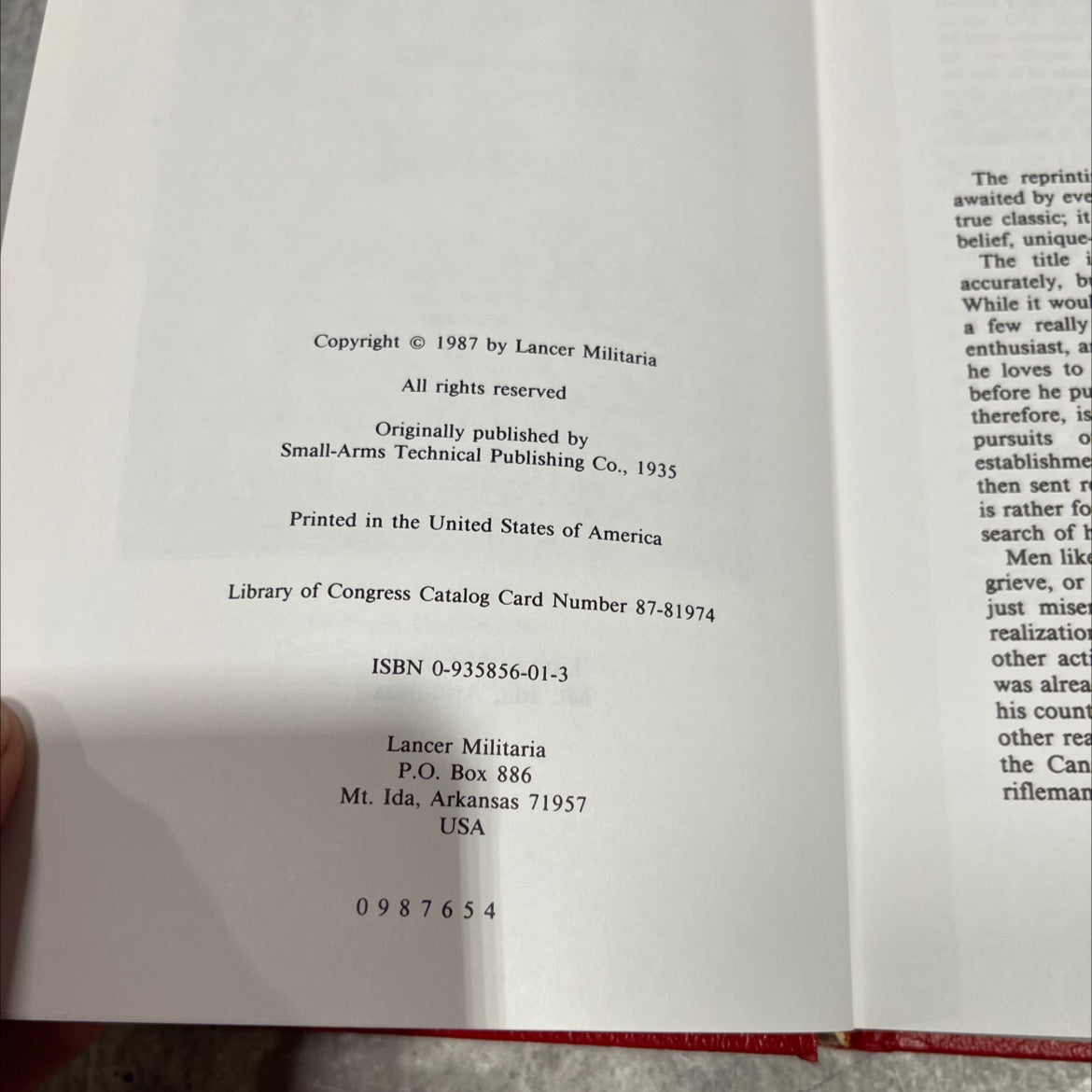 a rifleman went to war book, by herbert w. mcbride, 1987 Hardcover image 3