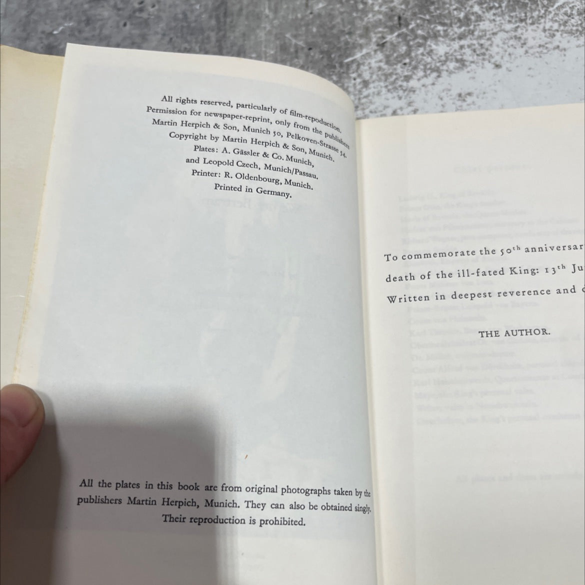 a royal recluse memories of ludwig ii. of bavaria book, by werner bertram, 1970 Hardcover image 3