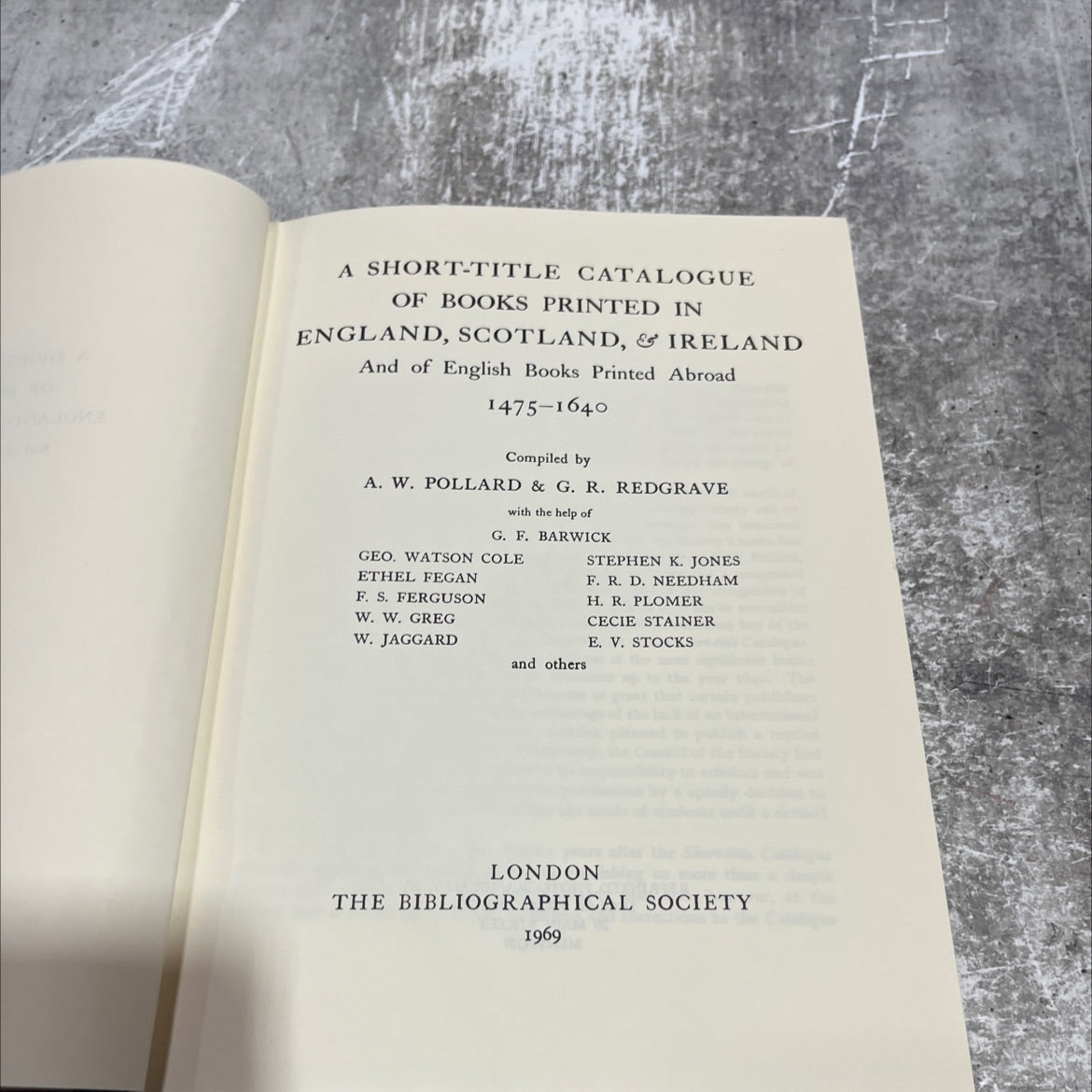 a short-title catalogue of books printed in england, scotland, & ireland and of english books printed abroad 1475-1640 image 2