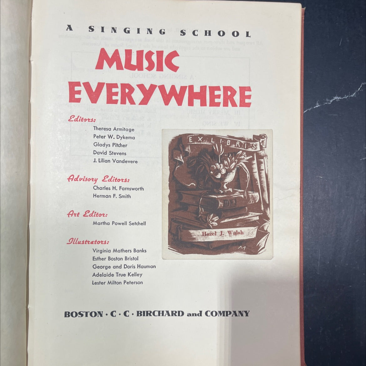 a singing music school book, by Theresa Armitage, Peter W. Dykema, Gladys Pitcher, David Stevens, J. Lilian Vandevere, image 2