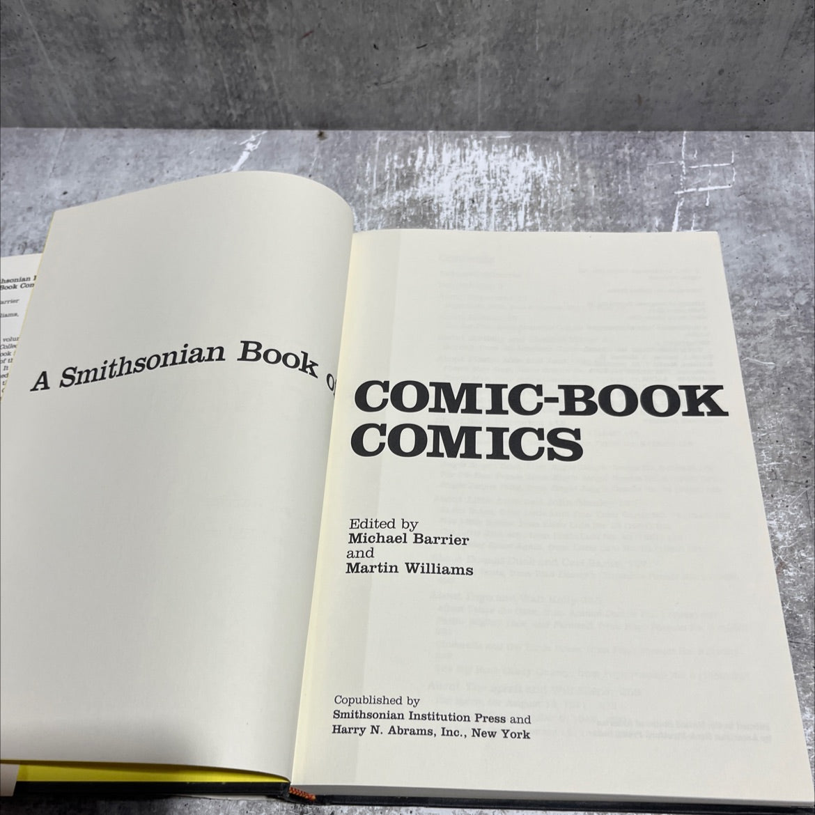 a smithsonian book of comic-book comics book, by michael barrier, martin williams, 1981 Hardcover image 2
