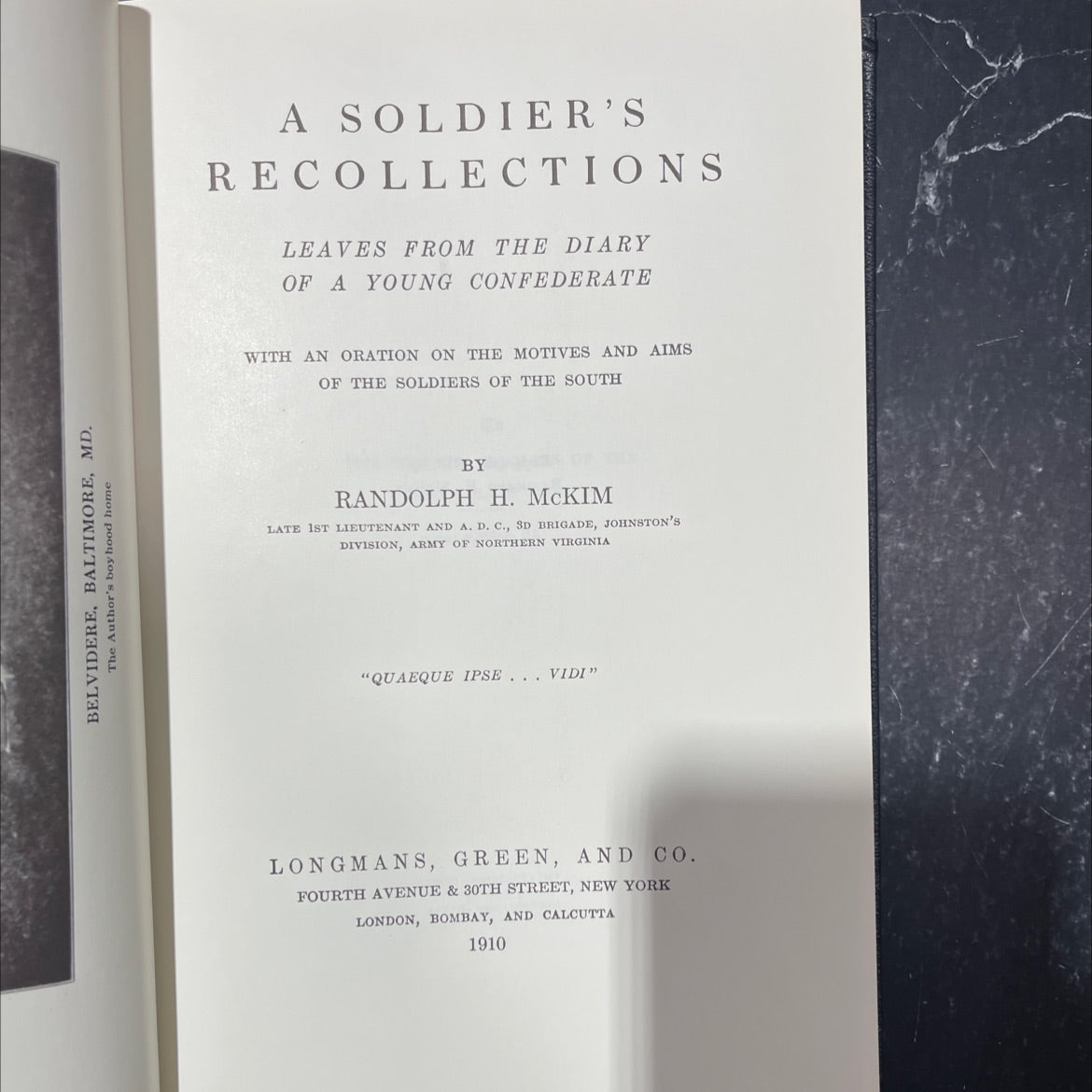 a soldier's recollections leaves from the diary of a young confederate with an oration on the motives and aims of the image 2