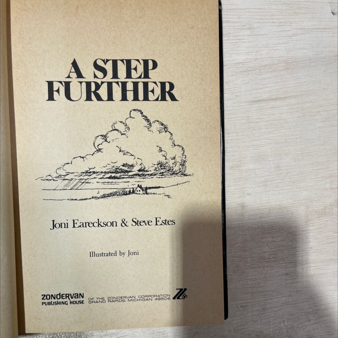 a step further book, by Joni Eareckson & Steve Estes, 1978 Hardcover image 2