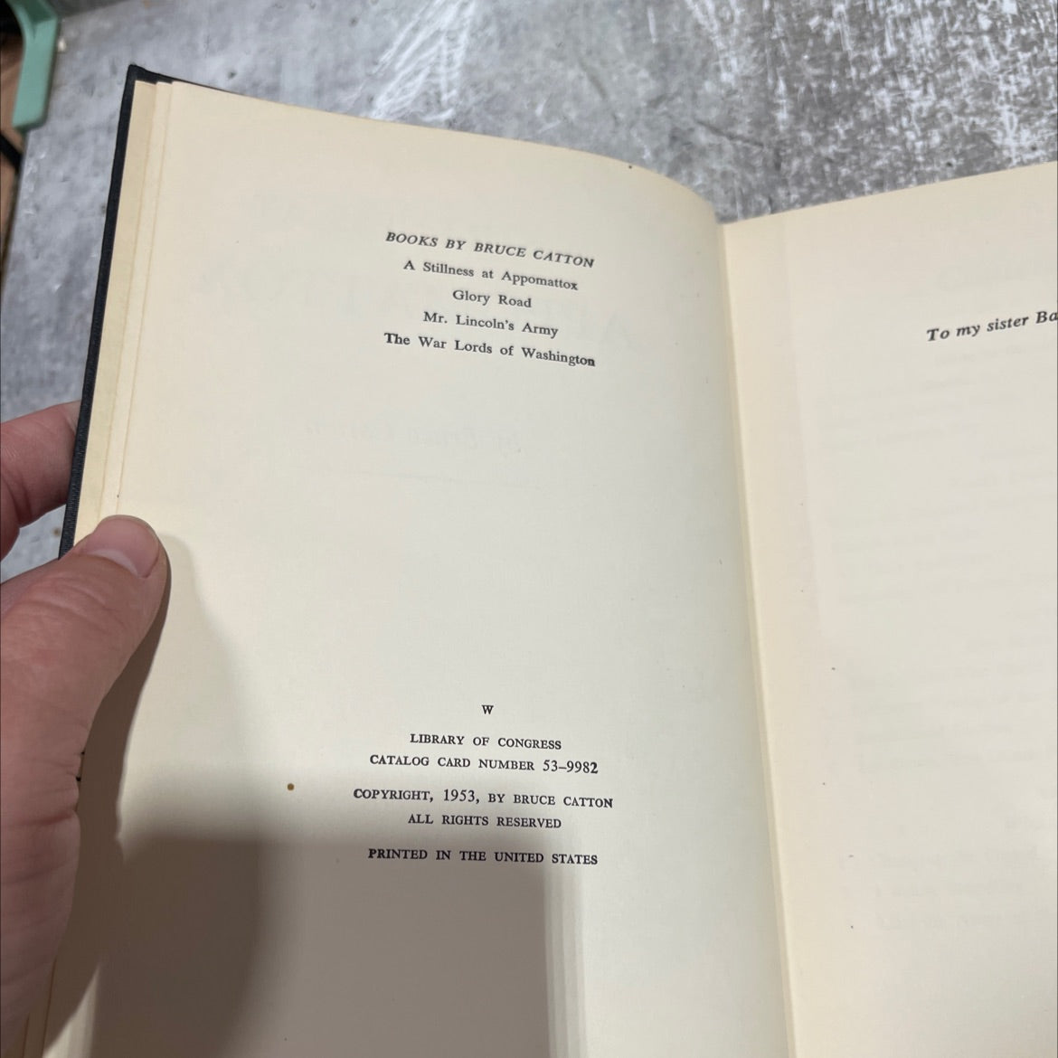 a stillness at appomattox book, by Bruce Catton, 1954 Hardcover image 3