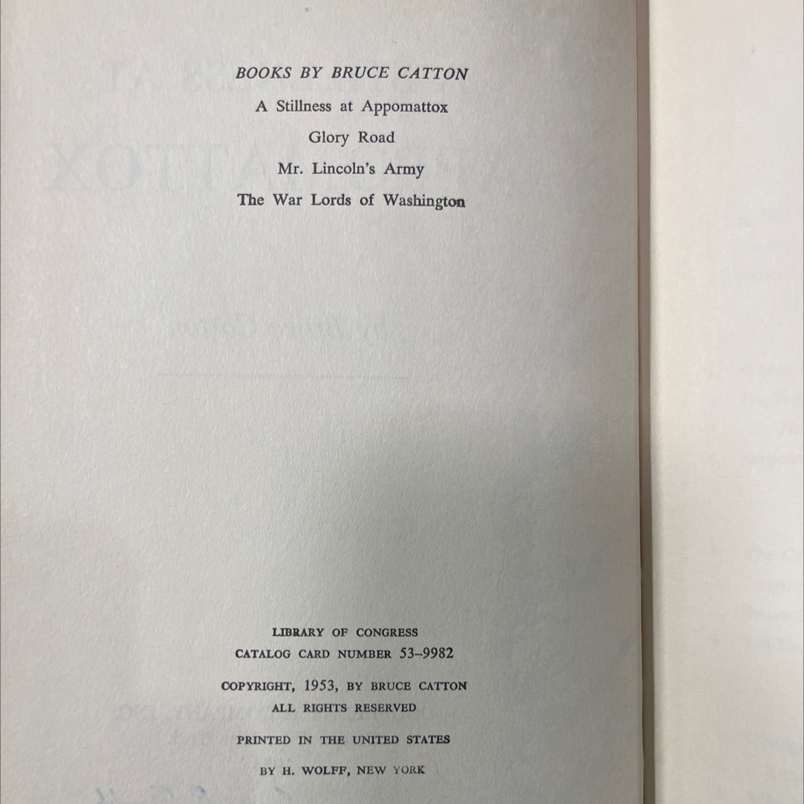 a stillness at appomattox book, by bruce catton, 1954 Hardcover image 3
