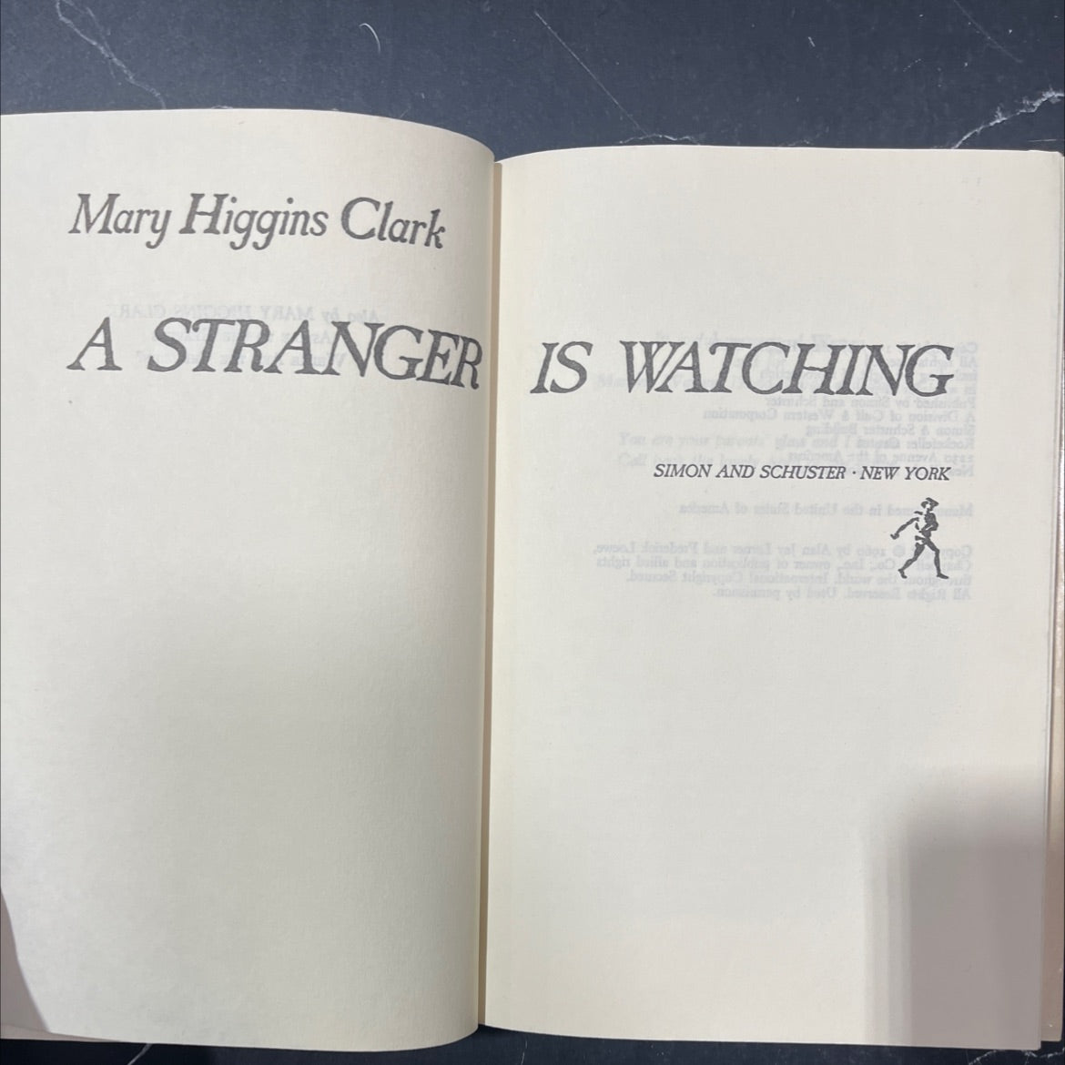 a stranger is watching book, by Mary Higgins Clark, 1977 Hardcover image 2
