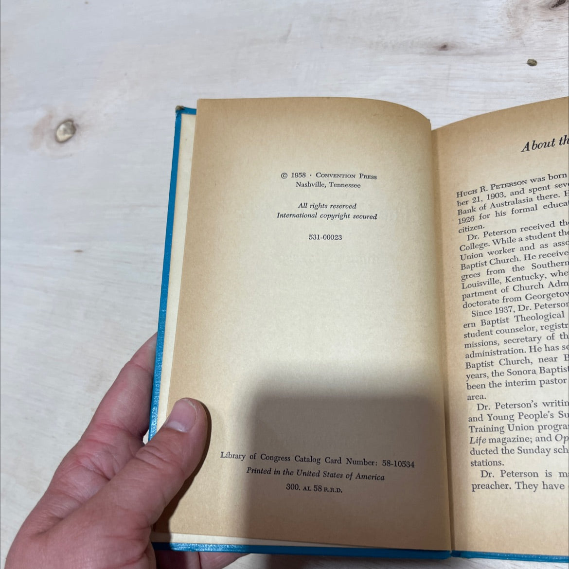 a study of the gospel of mark book, by hugh r. peterson, 1958 Hardcover image 3