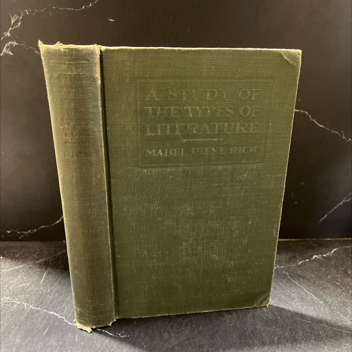 a study of the types of literature book, by mabel irene rich, 1925 Hardcover image 1