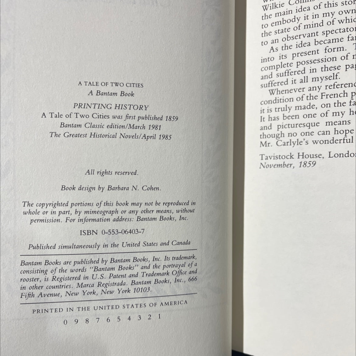 a tale of two cities book, by charles dickens, 1981 Leather image 3