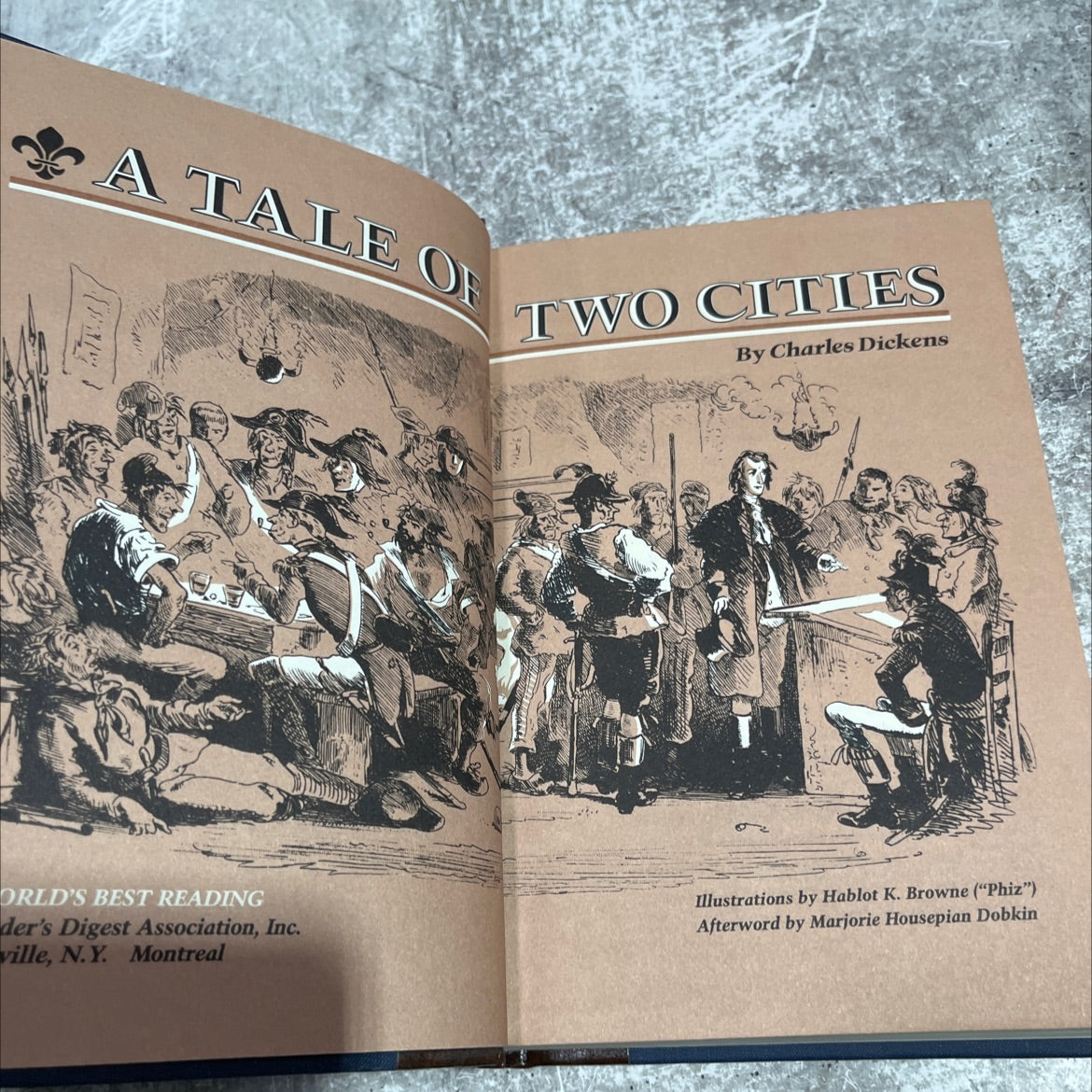 a tale of two cities book, by charles dickens, 1984 Hardcover image 2