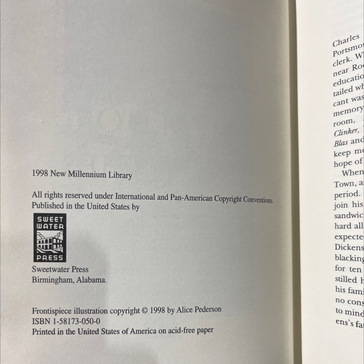 a tale of two cities book, by charles dickens, 1998 Leather image 3