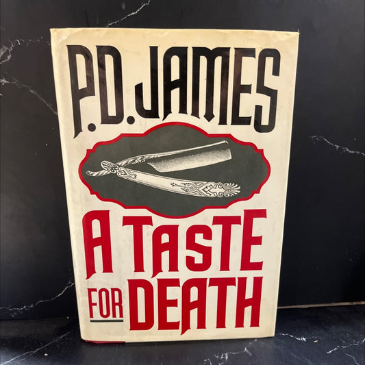 a taste for death book, by P. D. James, 1986 Hardcover image 1