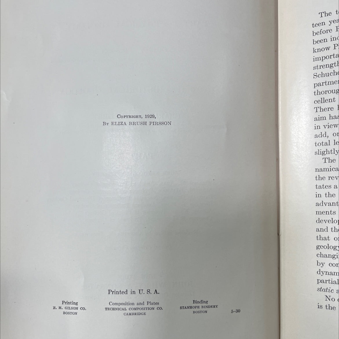 a textbook of geology part i-physical geology book, by louis v. pirsson, charles schuchert, 1929 Hardcover image 3