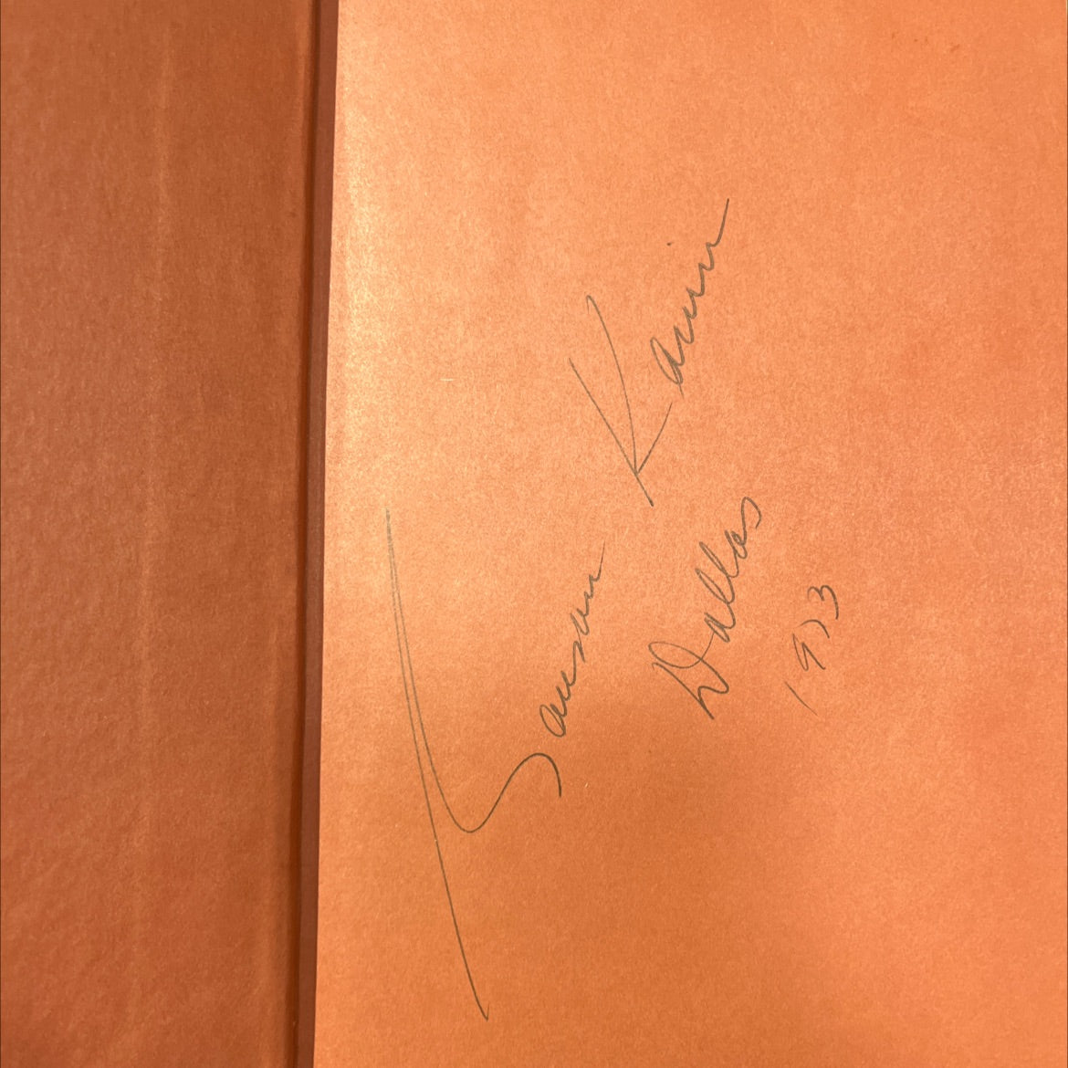 SIGNED a thousand summers book, by garson kanin, 1973 Hardcover, First Edition, Vintage image 4