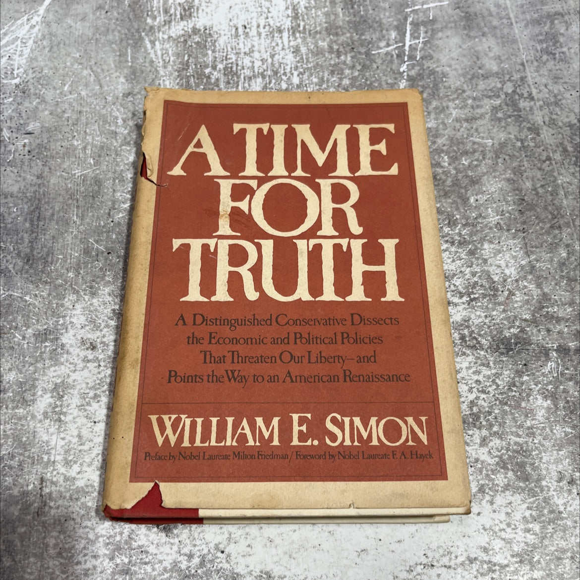 a time for truth book, by william e. simon, 1978 Hardcover image 1